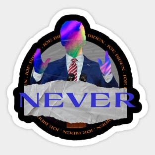 No Biden Sticker